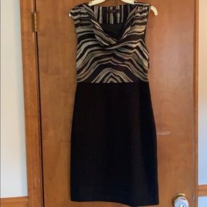 The Limited Sheath Dress, size 6, faux stone print